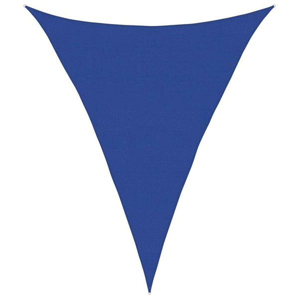 Aurinkokenkäpurje 160 g/m² Kolmionmuotoinen sininen 4x5x5 m HDPE