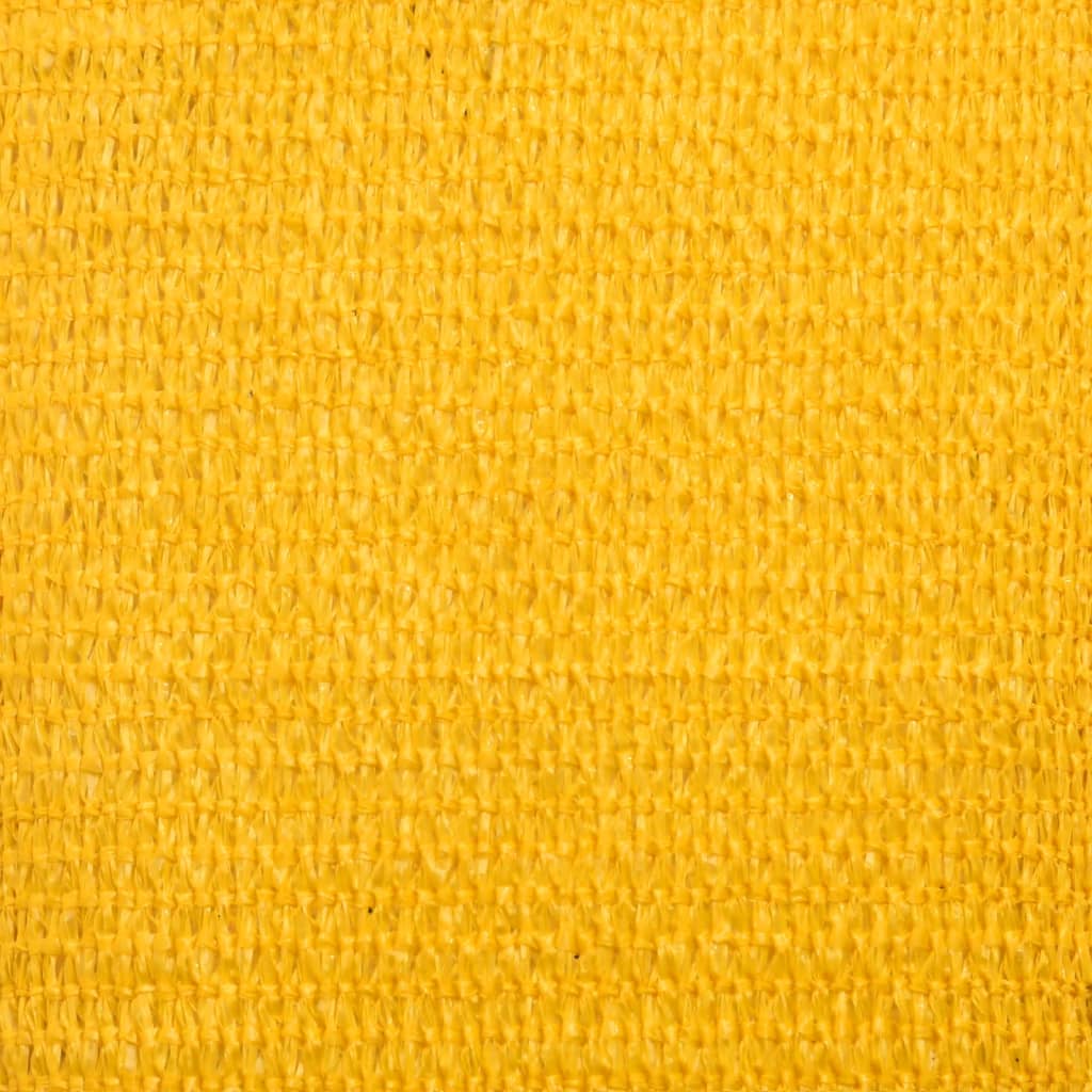 Keltainen aurinkopurje Huth 5x5 m (160 g/m² neliö hdpe)
