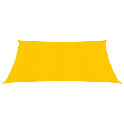 Aurinkopurje 160 g/m² suorakaide keltainen 2x2,5 m HDPE
