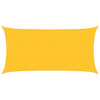 Keltainen aurinkopurje Cristodora 2,5x4,5 m (160 g/m² hdpe)