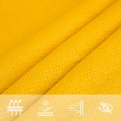 Aurinkopurje 160 g/m² keltainen 2,5x4,5 m HDPE