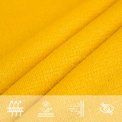 Aurinkopurje 160 g/m² keltainen 3x4,5 m HDPE