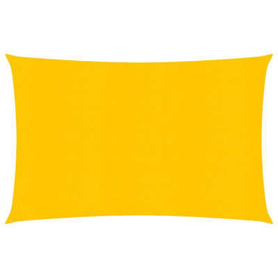 Aurinkopurje 160 g/m² suorakaide keltainen 3,5x5 m HDPE