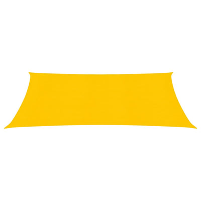 Aurinkopurje 160 g/m² suorakaide keltainen 4x5 m HDPE