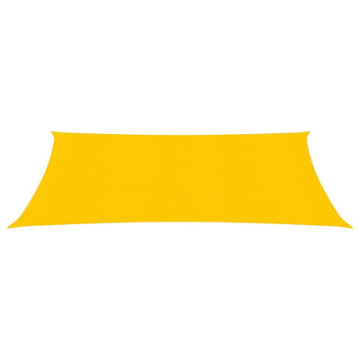 Aurinkopurje 160 g/m² suorakaide keltainen 4x6 m HDPE