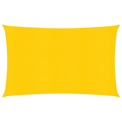 Aurinkopurje 160 g/m² suorakaide keltainen 5x7 m HDPE
