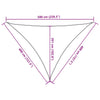 Aurinkopurje 160 g/m² keltainen 4x4x5,8 m HDPE