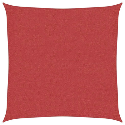 Aurinkopurje 160 g/m² punainen 2x2 m HDPE