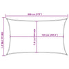 Aurinkopurje 160 g/m² punainen 5x8 m HDPE