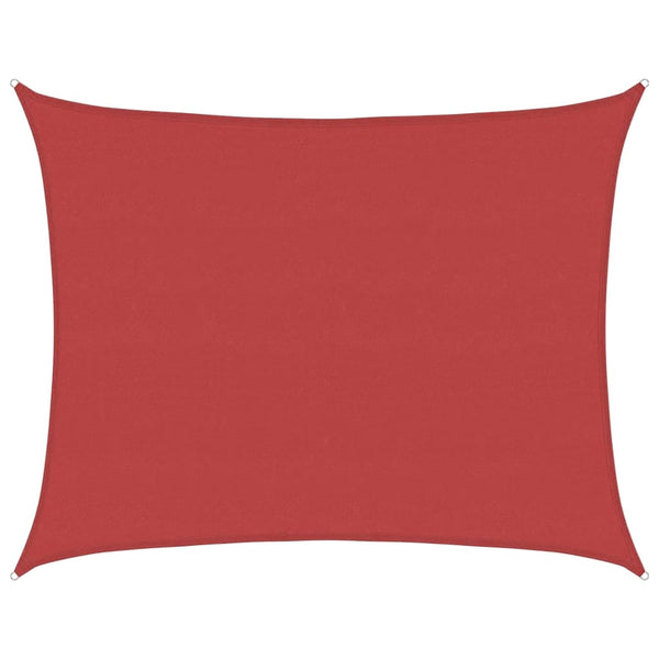 Aurinkopurje 160 g/m² punainen 6x7 m HDPE