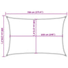 Aurinkopurje 160 g/m² punainen 6x7 m HDPE
