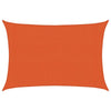 Aurinkokenkäpurje 160 g/m² Suorakaiteen muotoinen oranssi 3x4,5 m HDPE