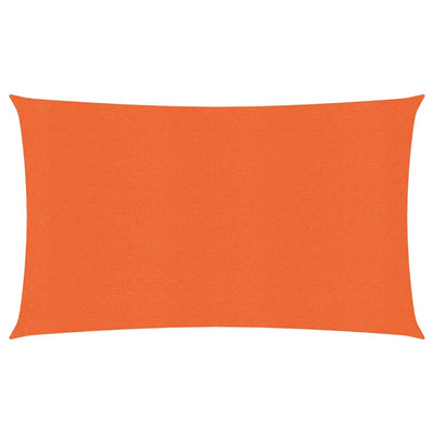 Aurinkopurje 160 g/m² suorakaide oranssi 4x7 m HDPE