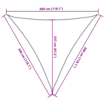 Aurinkopurje 160 g/m² oranssi 3x3x3 m HDPE