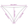 Aurinkopurje 160 g/m² oranssi 4x4x5,8 m HDPE