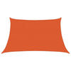 Aurinkokenkäpurje 160 g/m² Puolisuunnikas oranssi 3/4x2 m HDPE