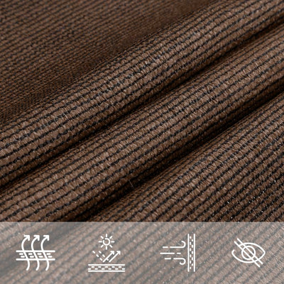 Aurinkopurje 160 g/m² ruskea 6x6 m HDPE