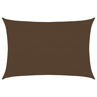 Ruskea aurinkopurje Cristodora 4x5 m (160 g/m² hdpe)