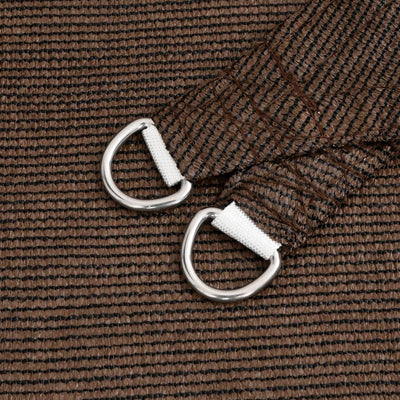 Ruskea aurinkopurje Cristodora 4x5 m (160 g/m² hdpe)