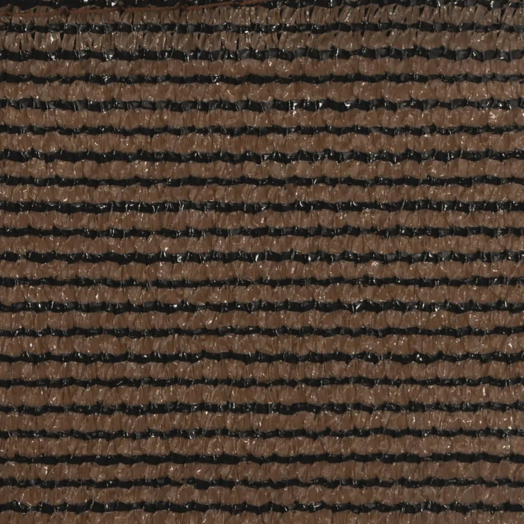 Ruskea aurinkopurje Cristodora 5x7 m (160 g/m² hdpe)