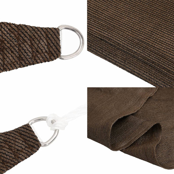 Aurinkopurje 160 g/m² ruskea 3x3x4,2 m HDPE
