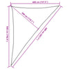 Aurinkopurje 160 g/m² ruskea 4x5x6,8 m HDPE