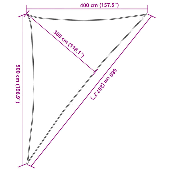 Aurinkopurje 160 g/m² ruskea 4x5x6,8 m HDPE