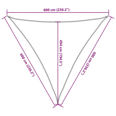 Aurinkopurje 160 g/m² ruskea 6x6x6 m HDPE