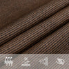 Aurinkopurje 160 g/m² ruskea 3/4x3 m HDPE
