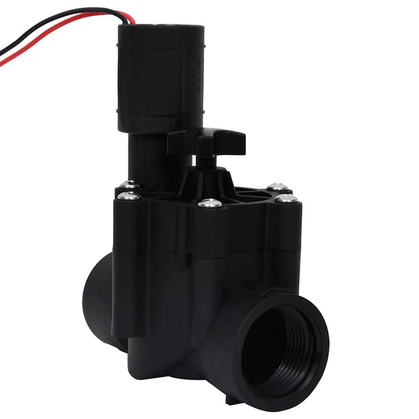 Puutarhan kasteluajastin solenoidiventtiilillä
