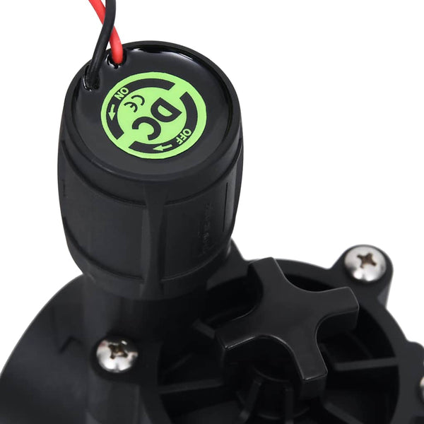 Puutarhan kasteluajastin solenoidiventtiilillä