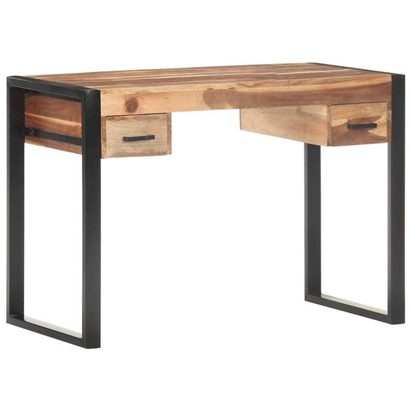 Työpöytä 110x50x76 cm massiivipuu