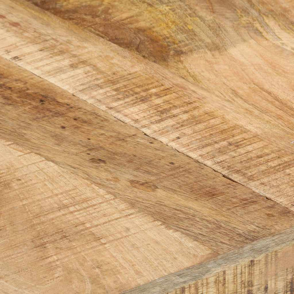 Sohvapöytä 120x120x40 cm karkea mangopuu
