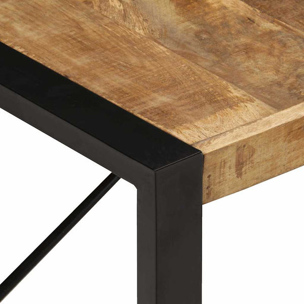 Sohvapöytä 180x90x40 cm karkea mangopuu
