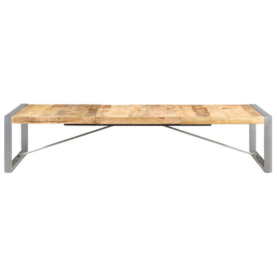 Sohvapöytä 180x90x40 cm karkea mangopuu