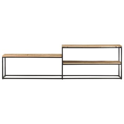 TV-taso 180x30x50 cm karkea mangopuu