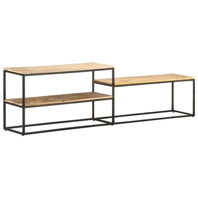 TV-taso 180x30x50 cm karkea mangopuu