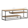 TV-taso 130x30x45 cm karkea mangopuu