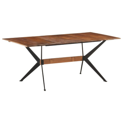 Ruokapöytä 180x90x76 cm täysi mangopuu