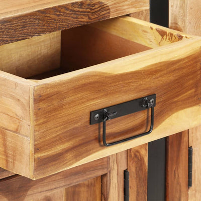 Senkki 172x35x80 cm täysi akaasiapuu hunajaviimeistelyllä