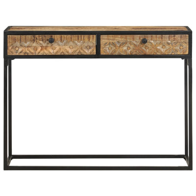 Konsolipöytä 100x35x75 cm täysi mangopuu