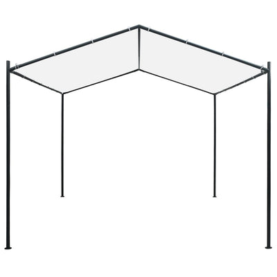 Huvimaja 3x3x2,6 m valkoinen 180 g/m²