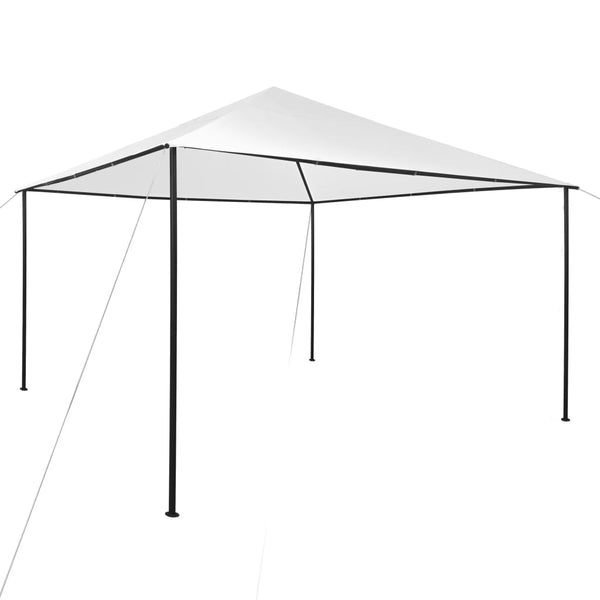 Valkoinen huvimaja Omirbec 4x4x3 m (180 g/m²)