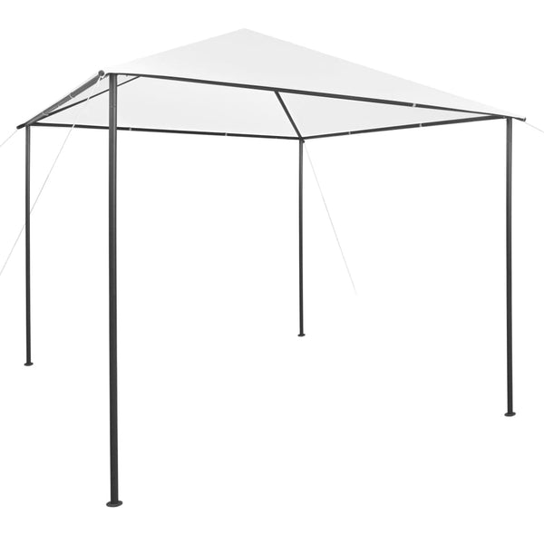 Valkoinen huvimaja Omirbec 3x3x2,9 m (180 g/m²)