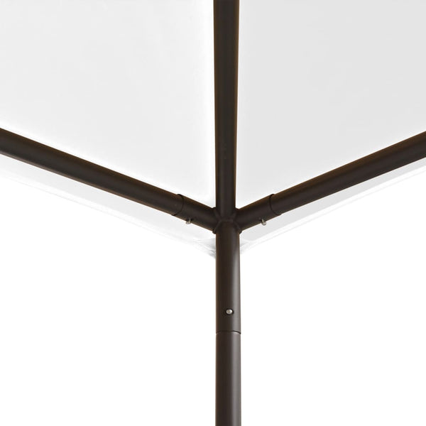 Valkoinen huvimaja Omirbec 3x3x2,9 m (180 g/m²)