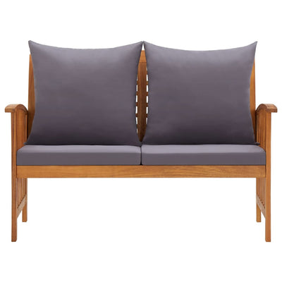 Puutarhapenkki tyynyllä Milionor 119cm (akasiapuu)