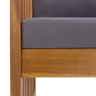 Puutarhapenkki tyynyllä Milionor 119cm (akasiapuu)