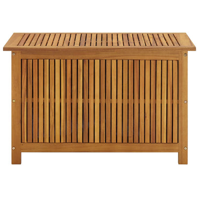 Puutarhan varastolaatikko 90x50x58 cm täysi akaasiapuu