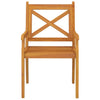 Ulkoruokatuolit 2 kpl täysi akaasiapuu