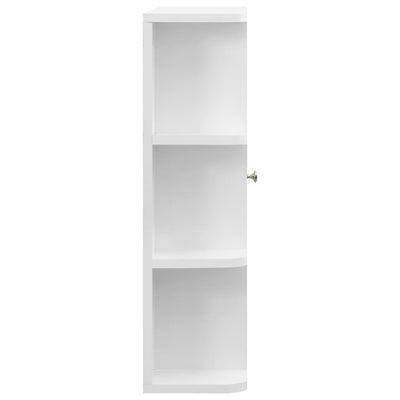 Kylpyhuoneen peilikaappi valkoinen 66x17x63 cm MDF